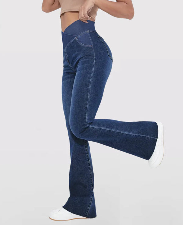 Stretchy flared jeans "Billy"